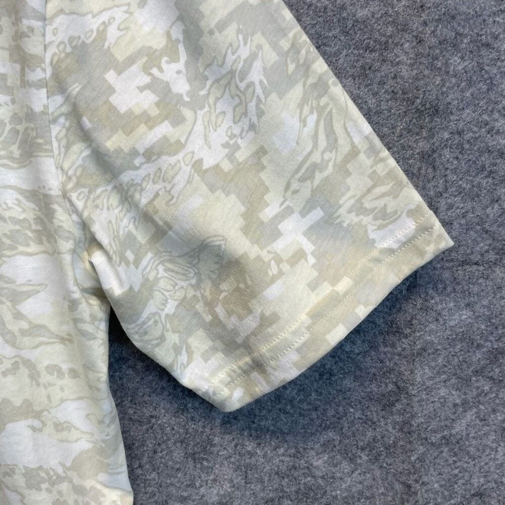 NWT UNDER ARMOUR T-Shirt Men's Large White Gray ABC Camo Short Sleeve Crew Neck - Picture 13 of 15